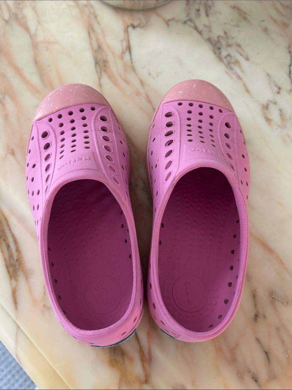 Native Kids Pink Slip-On Shoes